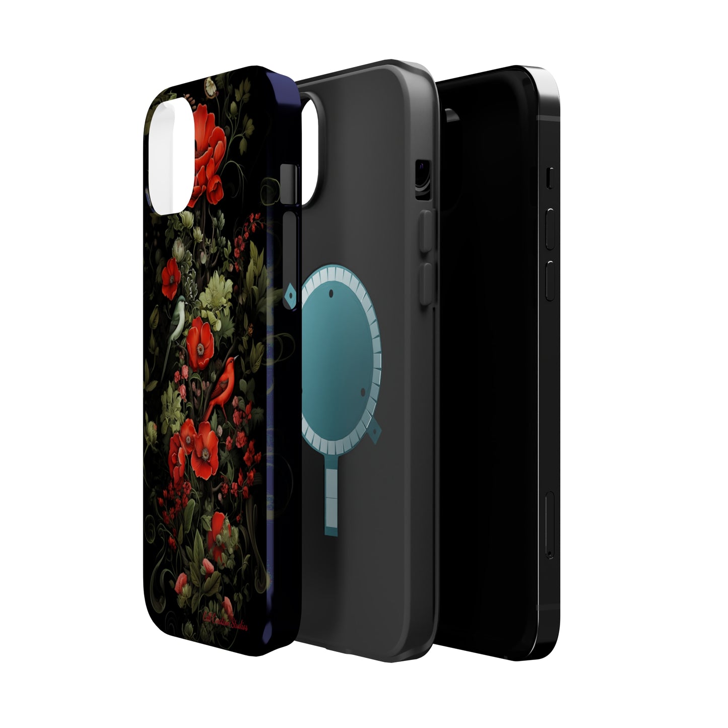 "Floral Serenade Elegance" -MagSafe Tough iPhone Cases