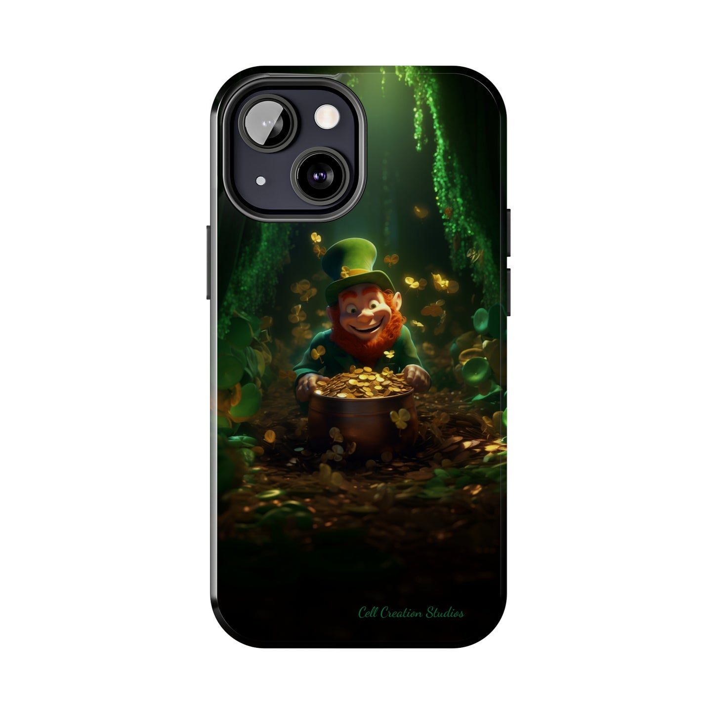 Introducing the "Leprechaun's Pot of Gold" Cell Phone Case – A Touch of Irish Charm -Tough Phone Cases