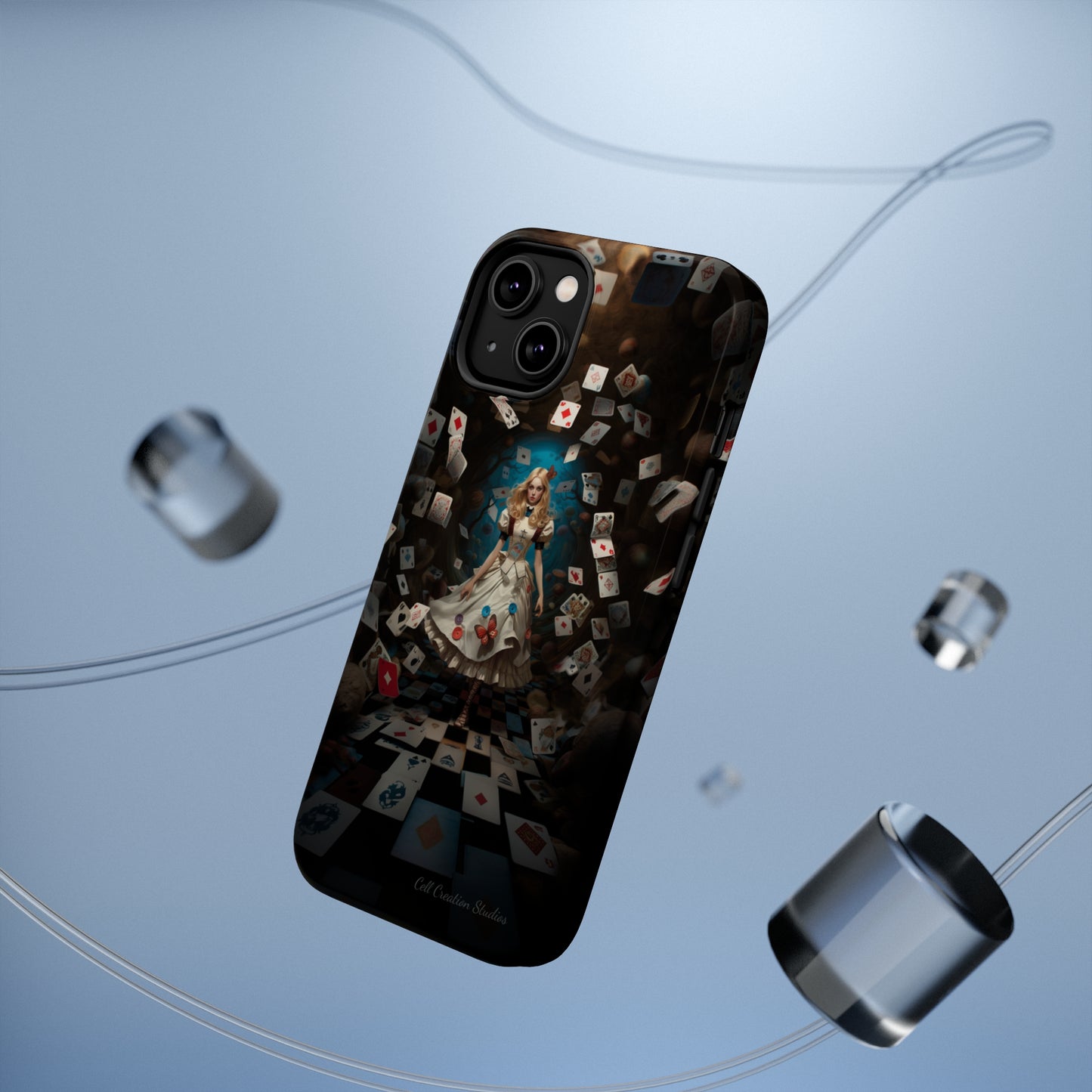 Introducing the "Alice in Wonderland" Cell Phone Case – A Journey Through Imagination -MagSafe Tough Cases