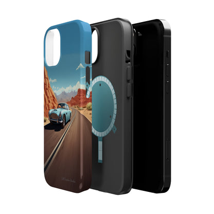 "Silver Racing Legend" -MagSafe Tough iPhone Cases