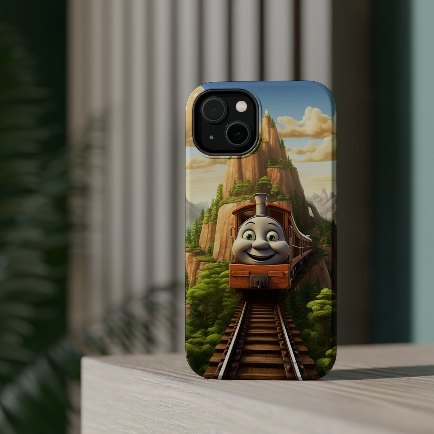 The "Mountain Journey Train" Character Phone Case -MagSafe Tough Cases