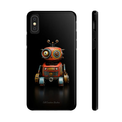 Introducing the "Toy Robot Delight" Cell Phone Case – Embrace Nostalgia with a Playful Robotic Companion! -Tough Phone Cases