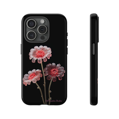 The "Desert Rose Glass Blossom" Phone Case -Tough Cases