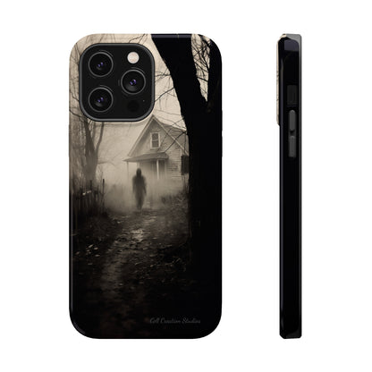 Introducing the "Ethereal Encounter" Cell Phone Case – Unveil the Mystery of the Ghostly Presence -MagSafe Tough Cases