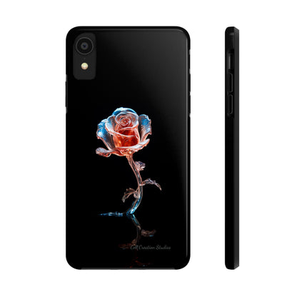 The "Glass Rose Elegance" Phone Case -Tough Phone Cases