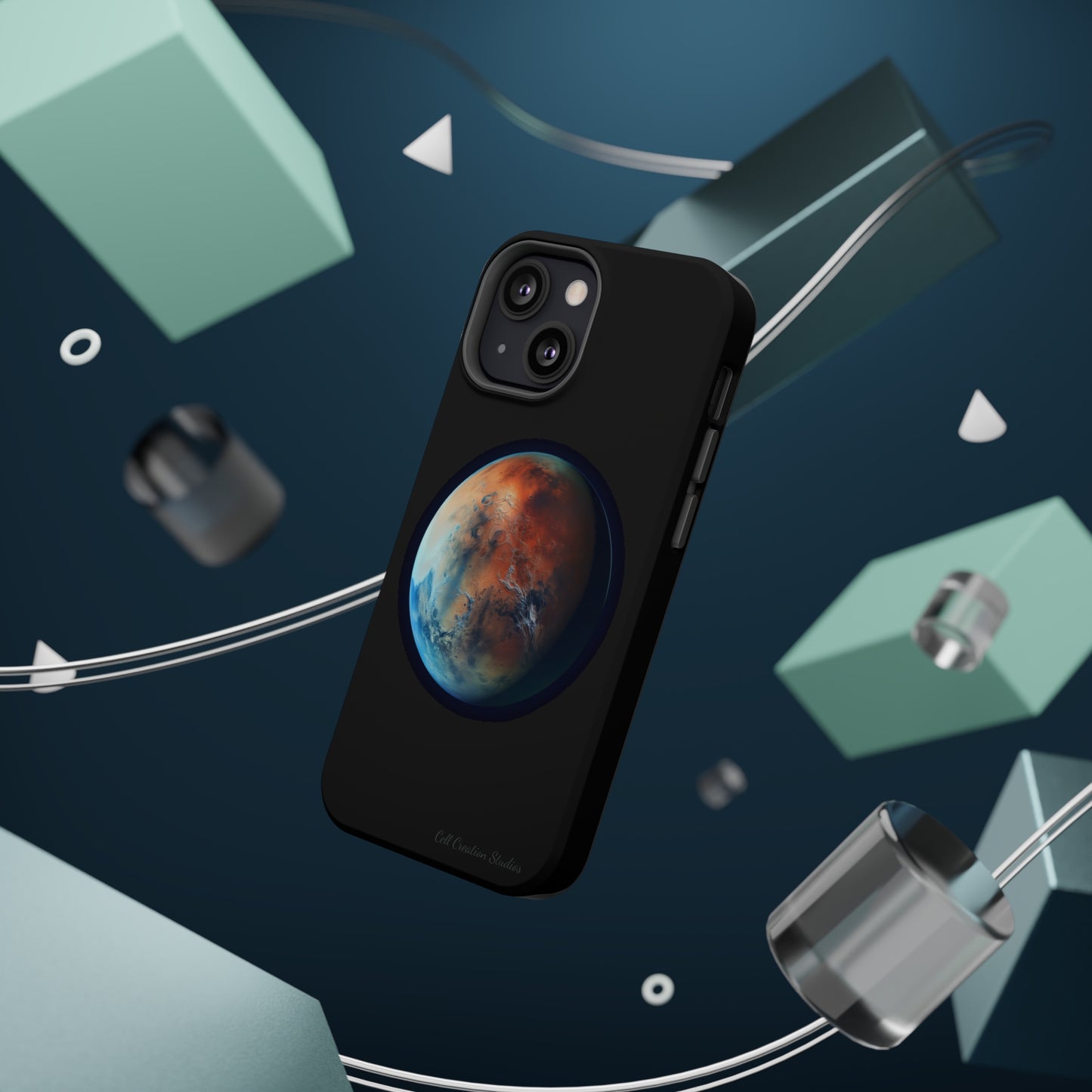 Introducing the "Mars Marvel" Cell Phone Case – Explore the Red Planet -MagSafe Tough Cases