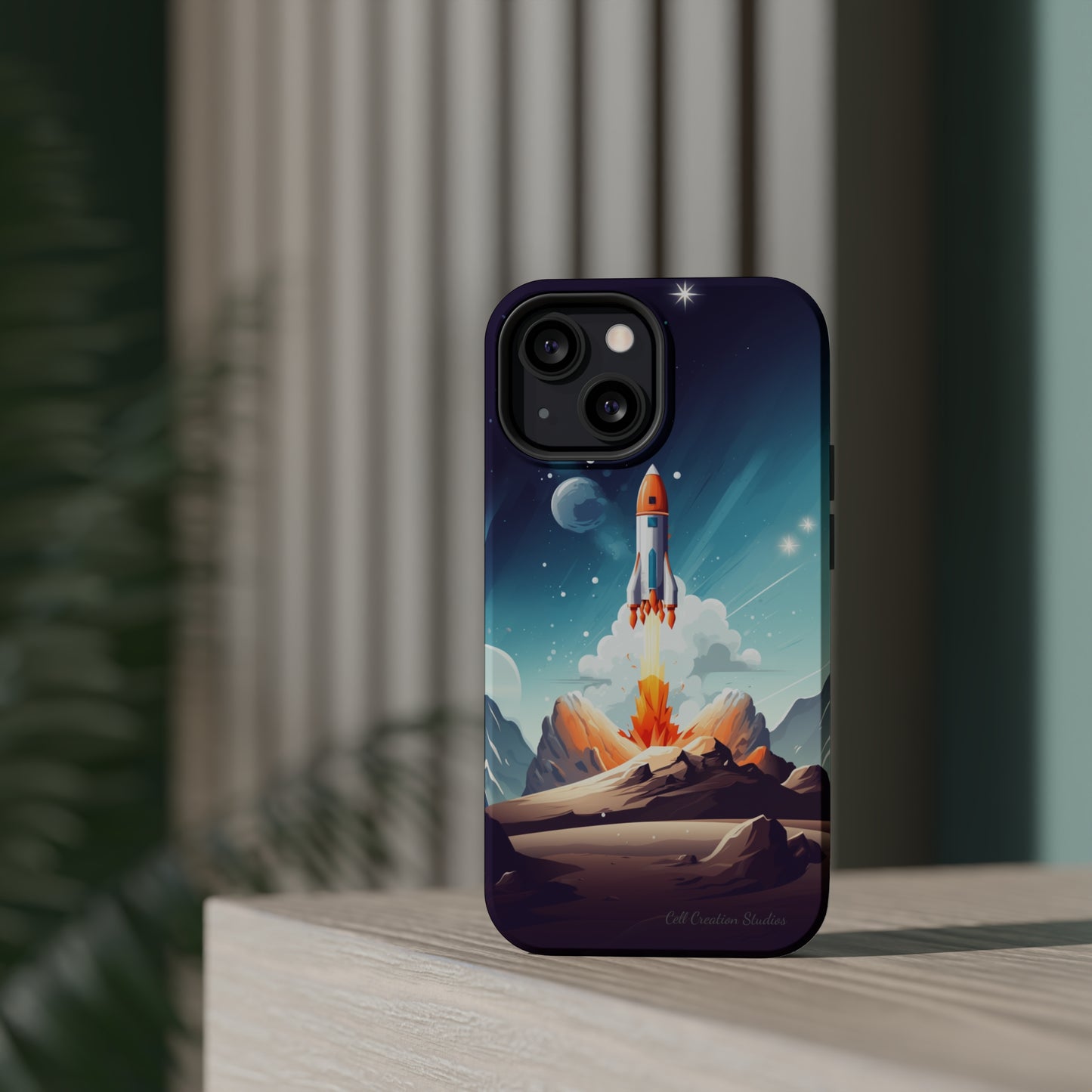 Introducing our "Galactic Odyssey" Cell Phone Case – Launch Your Device into Adventure -MagSafe Tough Cases