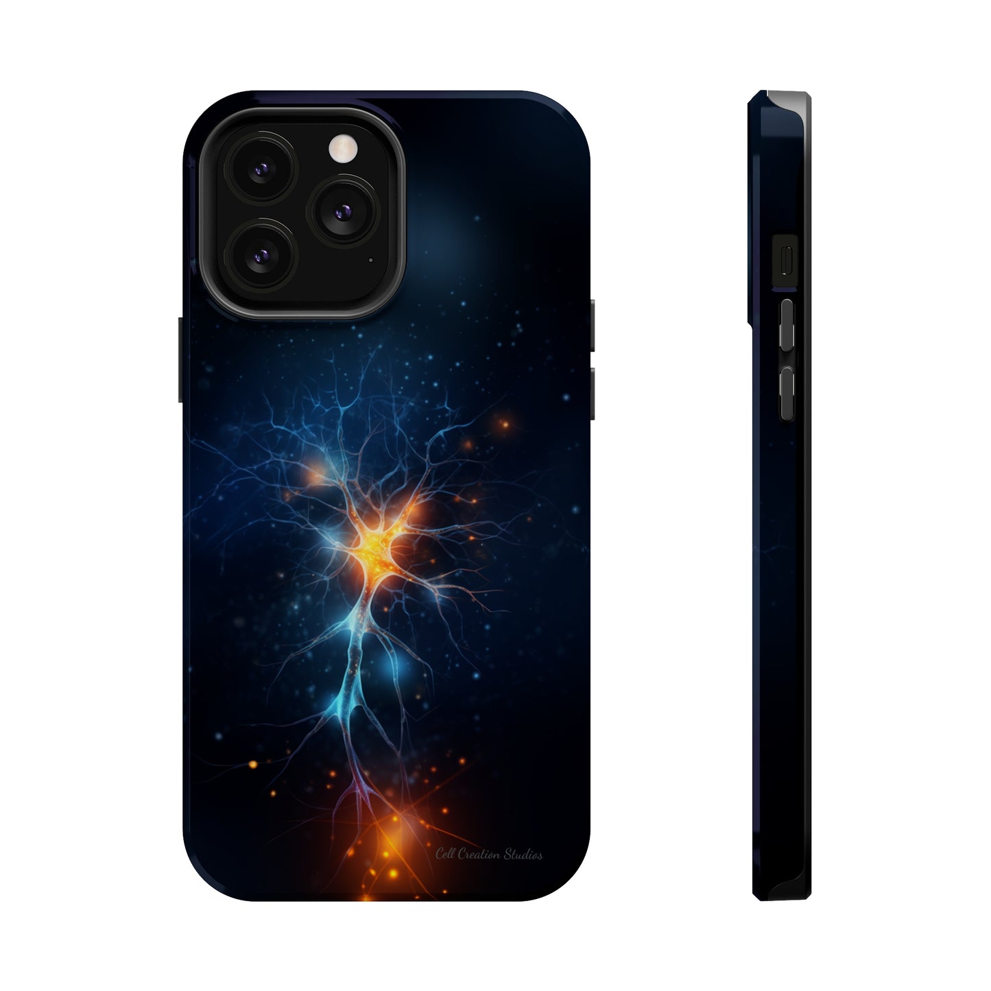 Introducing the "Luminous Neuron" Cell Phone Case – Illuminate Your Connection! -MagSafe Tough Cases