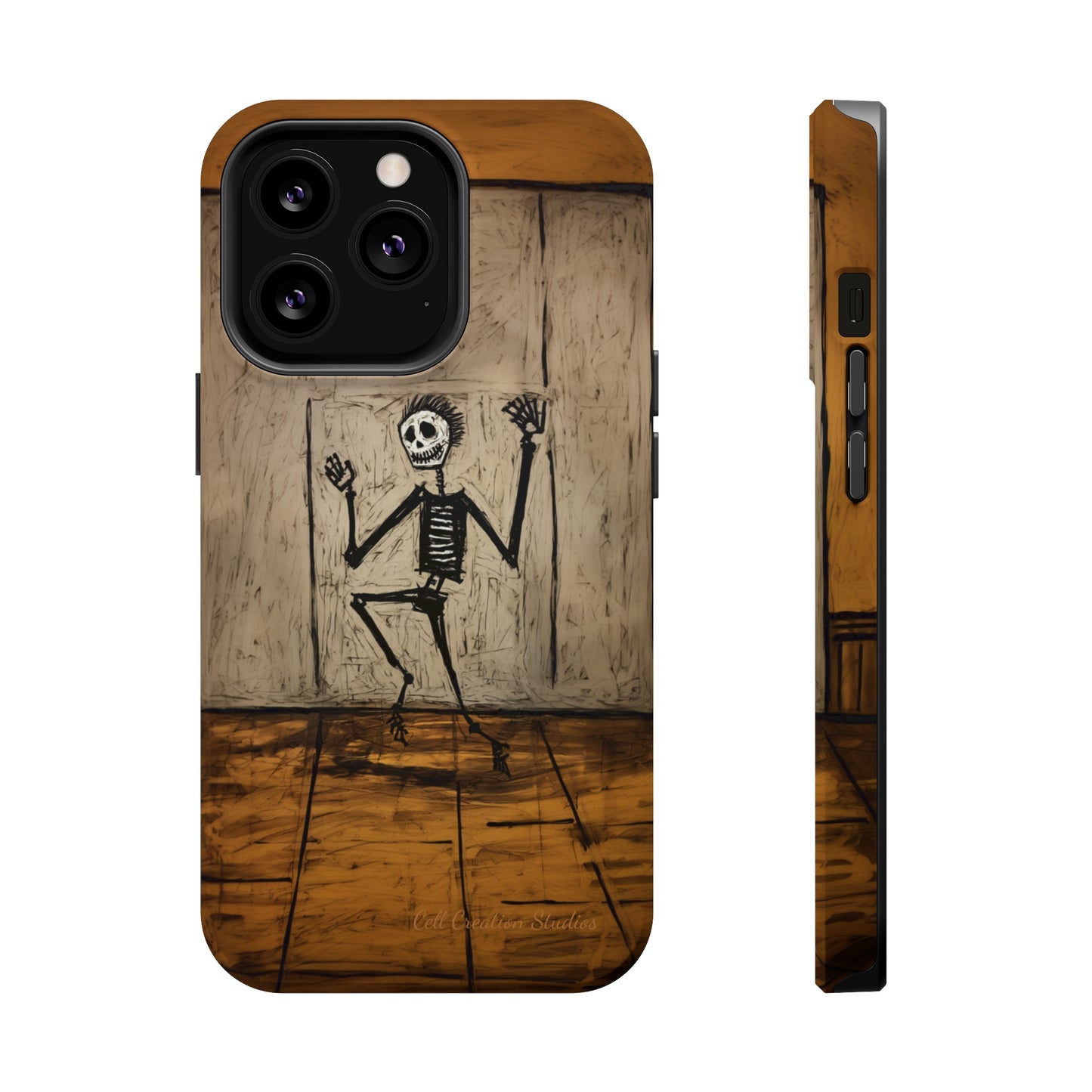 "Groovy Bones Skeleton" -MagSafe Tough iPhone Cases