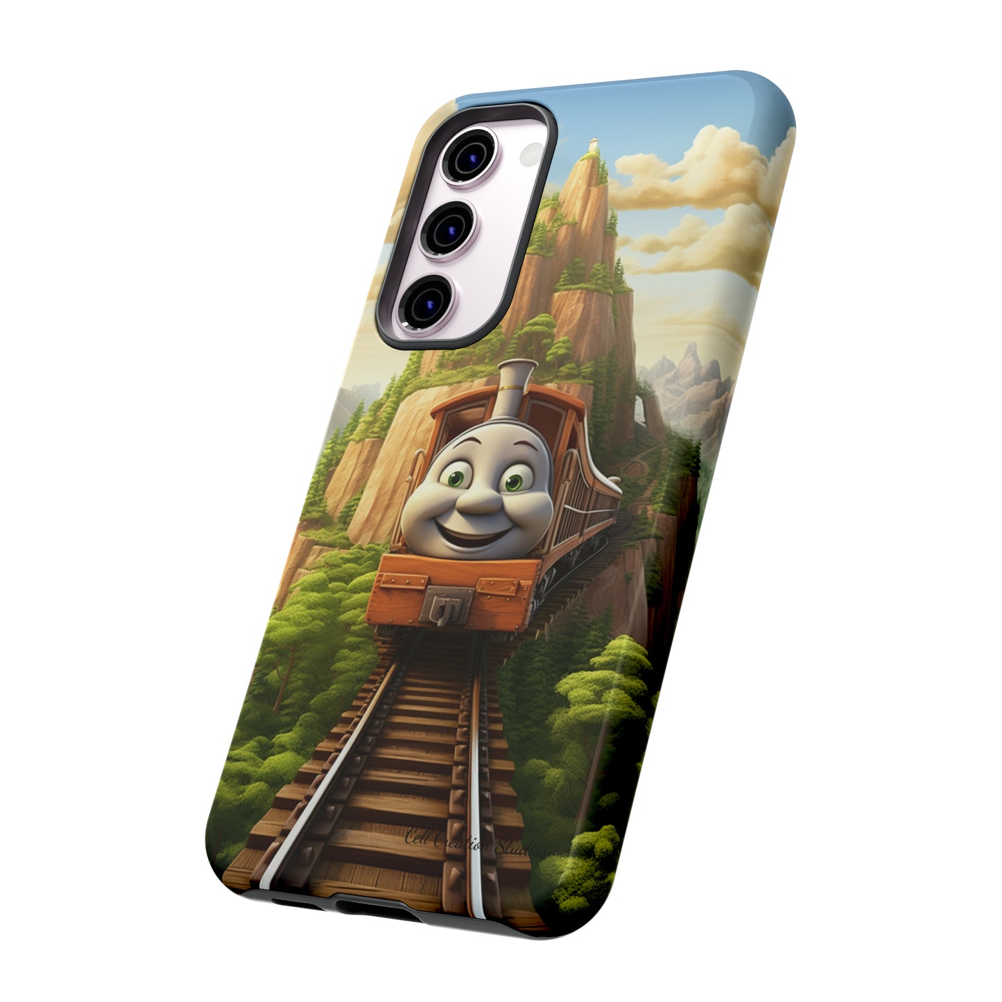 The "Mountain Journey Train" Character Phone Case-Tough Cases