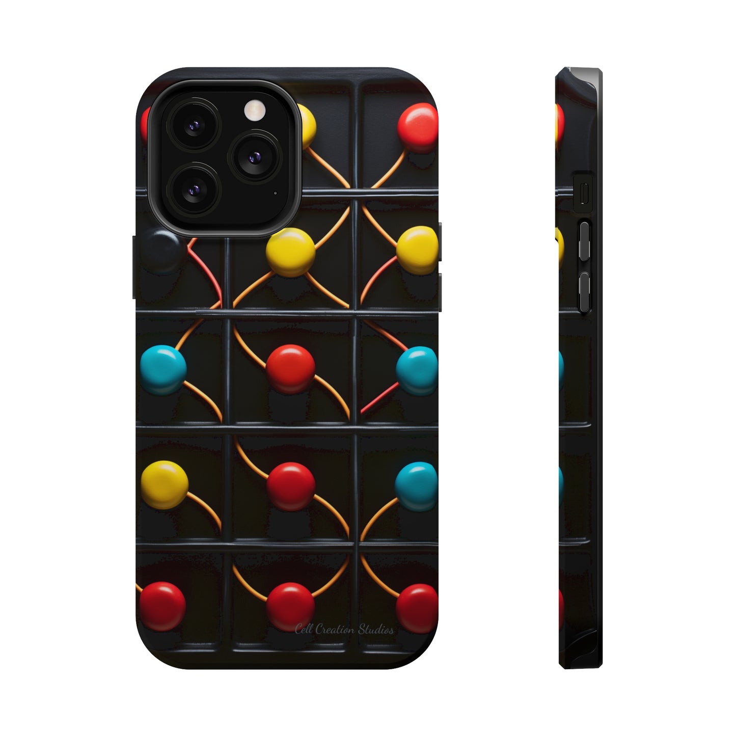 "Vibrant Spheres Fusion" -MagSafe Tough Phone Cases