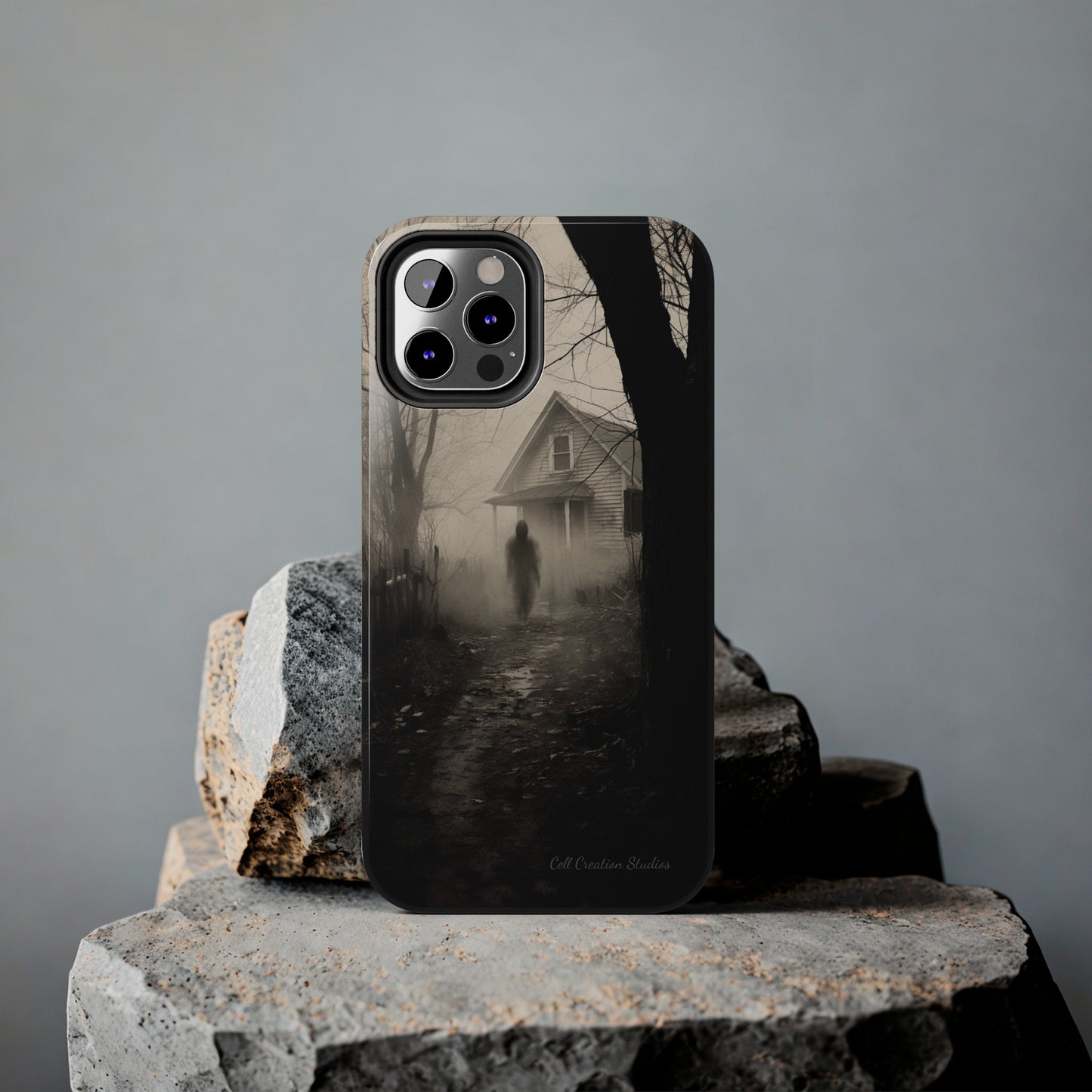 Introducing the "Ethereal Encounter" Cell Phone Case – Unveil the Mystery of the Ghostly Presence -Tough Phone Cases