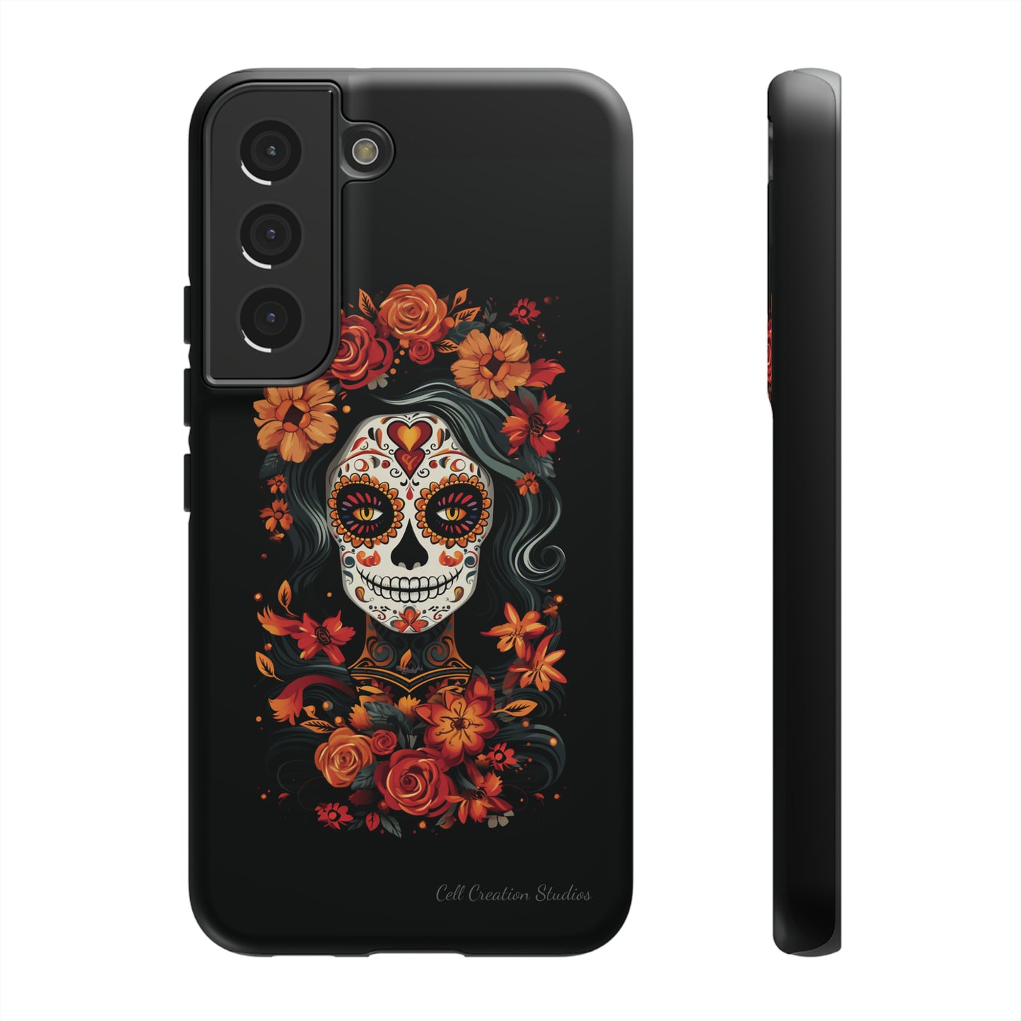 Introducing the "Day of the Dead Fiesta" Cell Phone Case – Celebrate Life in Style -Tough Cases