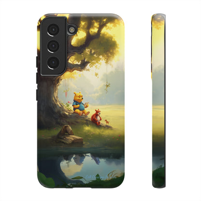 Introducing the "Winnie-The-Pooh Storytime" Cell Phone Case – A Nostalgic Journey with Friends -Tough Cases