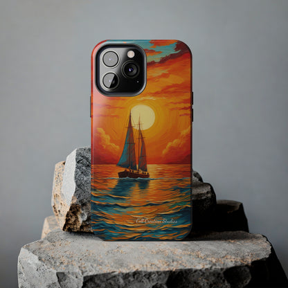 "Sailboat Sunset" -Tough iPhone Cases