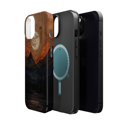 "Elevate Your Style with the Mountain Moonlight Phone Case" -MagSafe Tough Cases