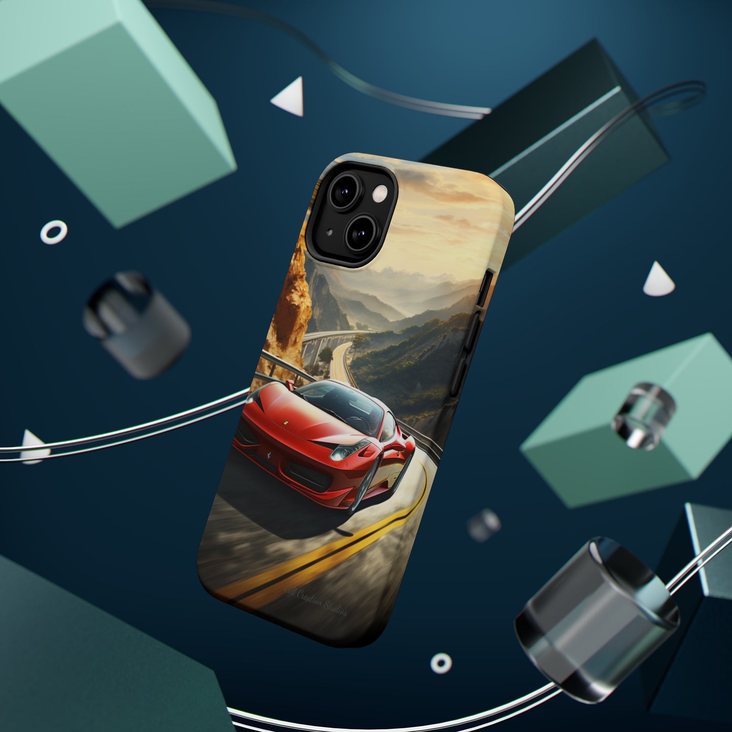 "Mountain Majesty Ferrari Edition" -MagSafe Tough iPhone Cases