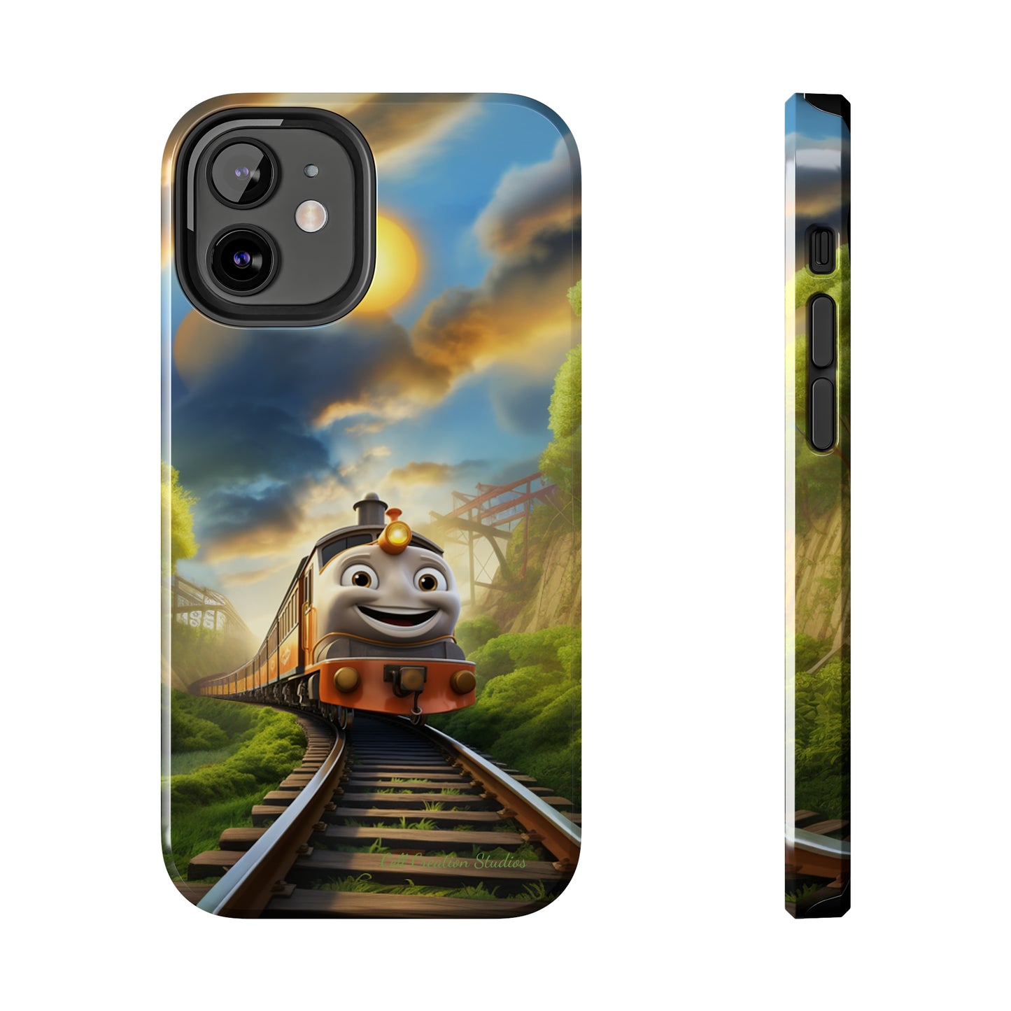 The "Smiling Express Train" Phone Case -Tough Phone Cases