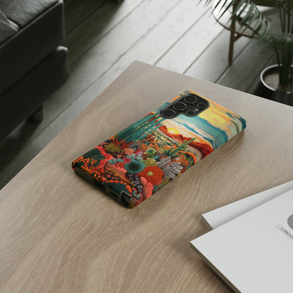 "Desert Bloom Embroidery" -Tough Samsung Cases