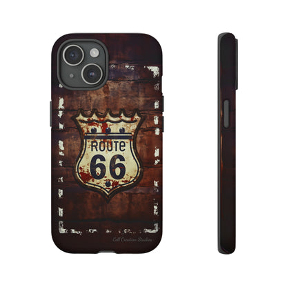 "Retro Route 66" Phone Case -Tough Cases