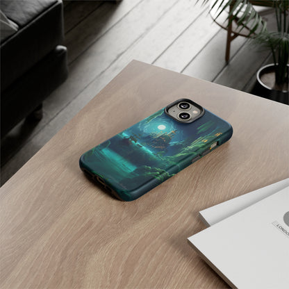 Introducing the "Moonlit Ancient City" Cell Phone Case – Explore Mysteries in the Glow of Moonlight -Tough Cases