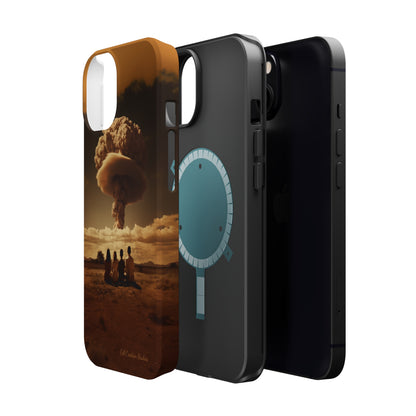 Introducing our "Skywatchers" Cell Phone Case - A Thought-Provoking Design -MagSafe Tough Cases