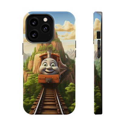 The "Mountain Journey Train" Character Phone Case -MagSafe Tough Cases