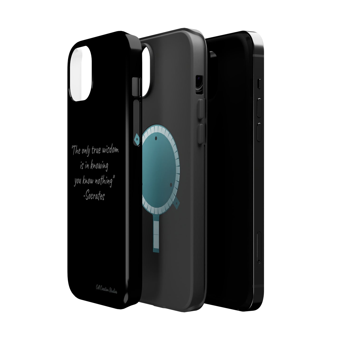 The "Socrates' Wisdom" Quote Phone Case -MagSafe Tough Cases