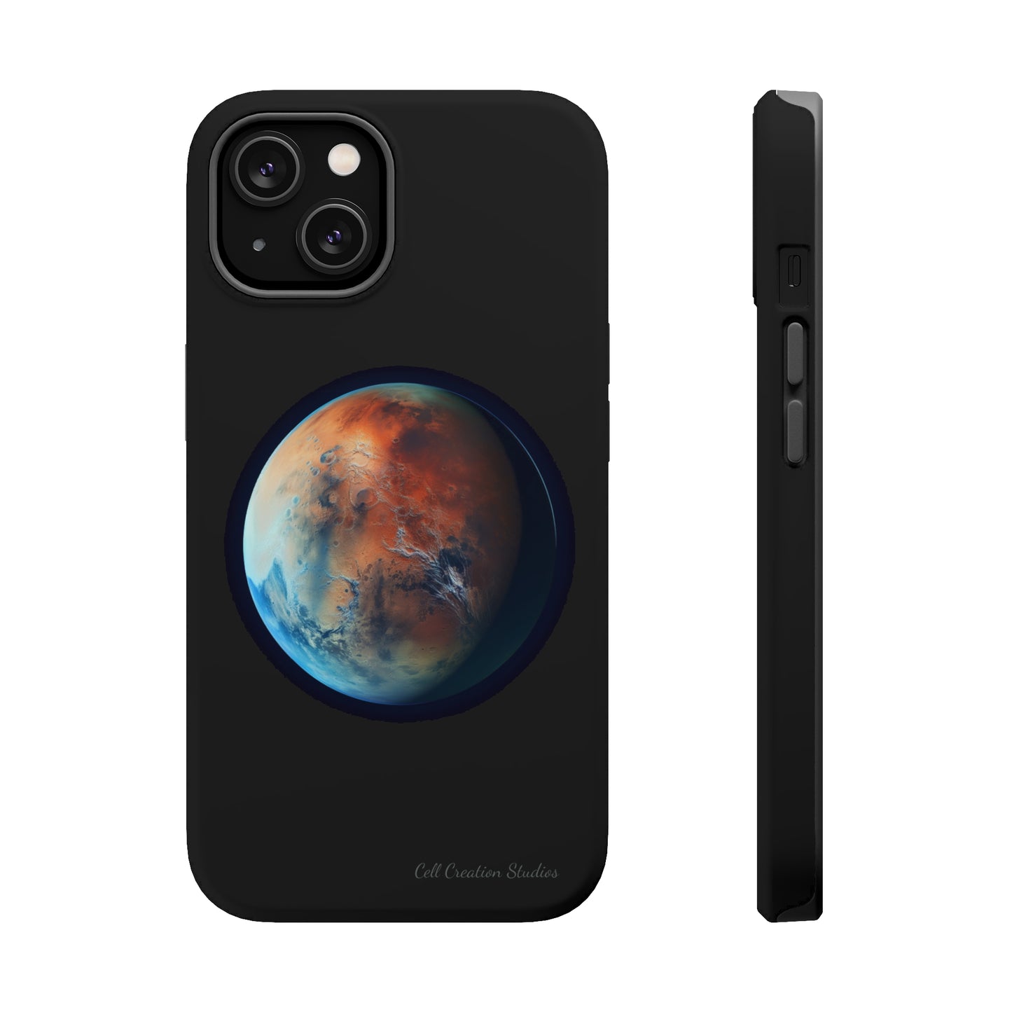 Introducing the "Mars Marvel" Cell Phone Case – Explore the Red Planet -MagSafe Tough Cases