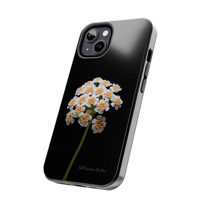 "Elegant Yarrow Bloom" Phone Case -Tough Phone Cases