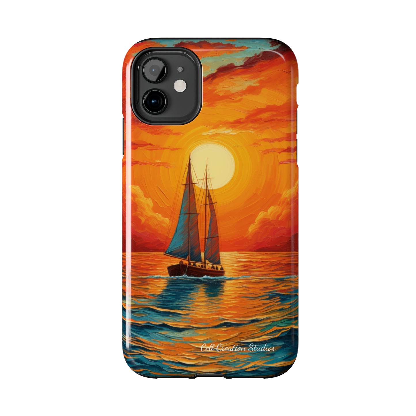 "Sailboat Sunset" -Tough iPhone Cases