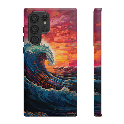 "Colorful Ocean Wave" Cell Phone Case -Tough Cases