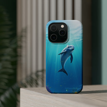 The "Dolphin Serenity" -MagSafe Tough iPhone Cases