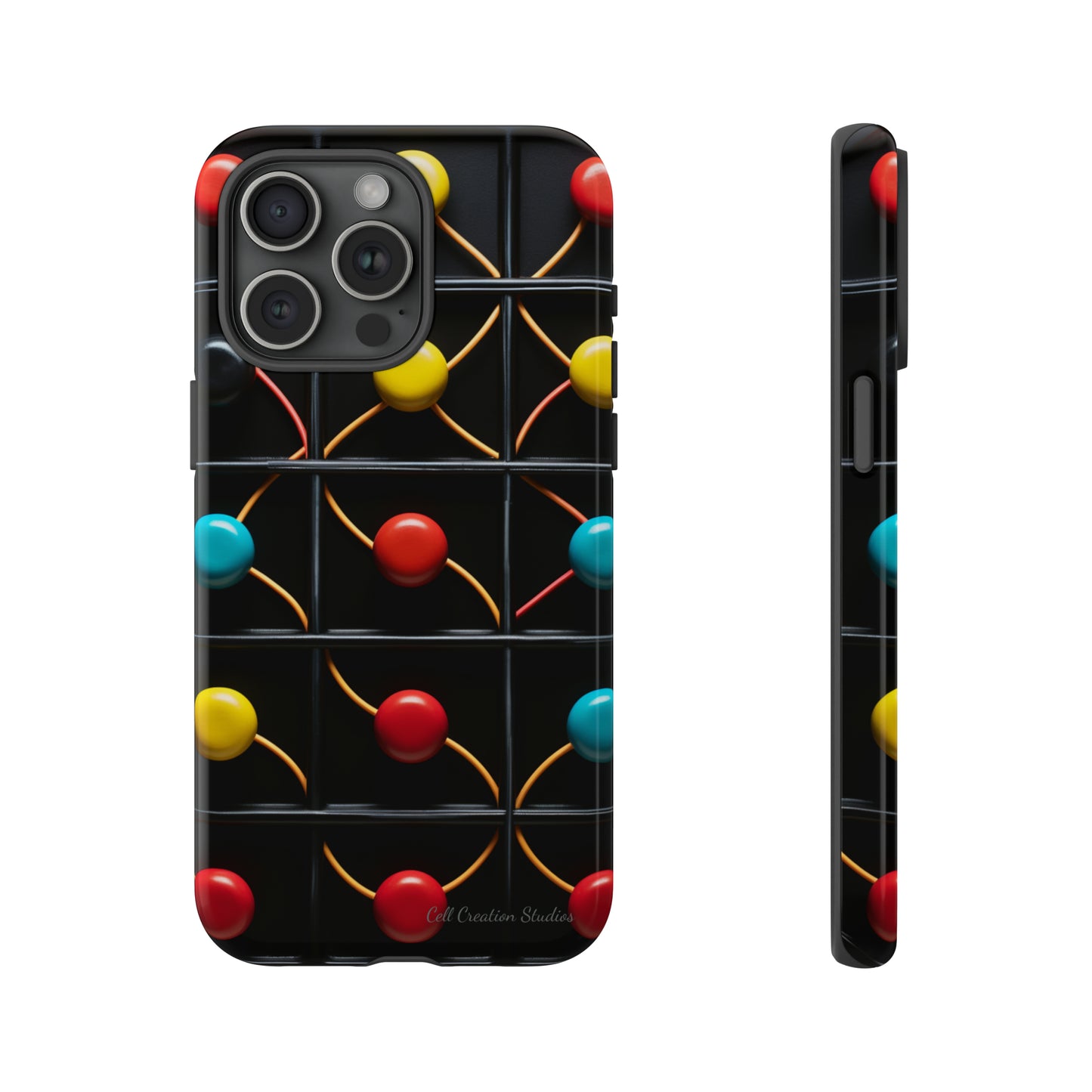 "Vibrant Spheres Fusion" -Tough Phone Cases