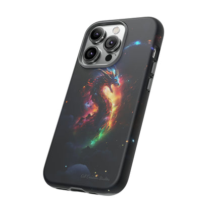 "Cosmic Dragon Unleashed" -Tough iPhone Cases