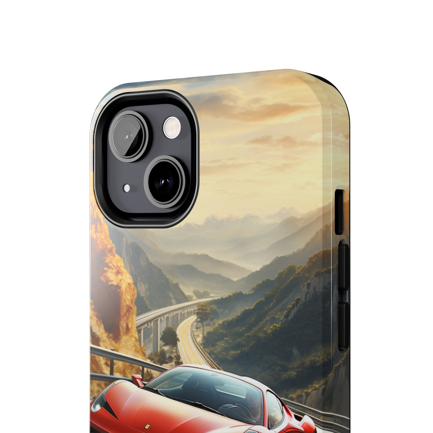 "Mountain Majesty Ferrari Edition" -Tough iPhone Cases