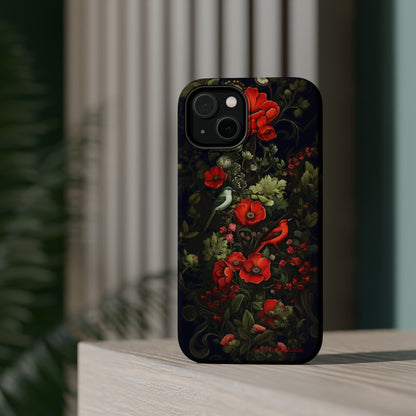 "Floral Serenade Elegance" -MagSafe Tough iPhone Cases