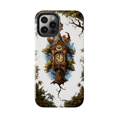 Introducing the "Timeless Charm Cuckoo Clock" Cell Phone Case – Embrace Vintage Elegance -Tough Phone Cases