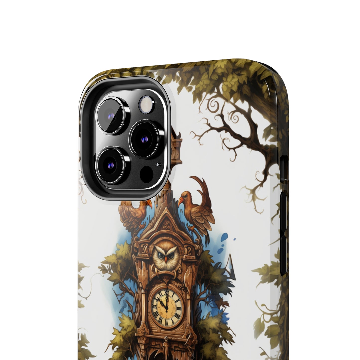 Introducing the "Timeless Charm Cuckoo Clock" Cell Phone Case – Embrace Vintage Elegance -Tough Phone Cases