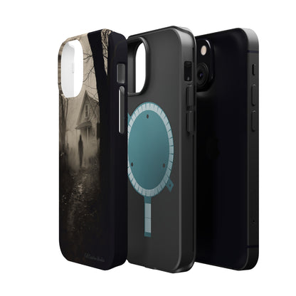 Introducing the "Ethereal Encounter" Cell Phone Case – Unveil the Mystery of the Ghostly Presence -MagSafe Tough Cases