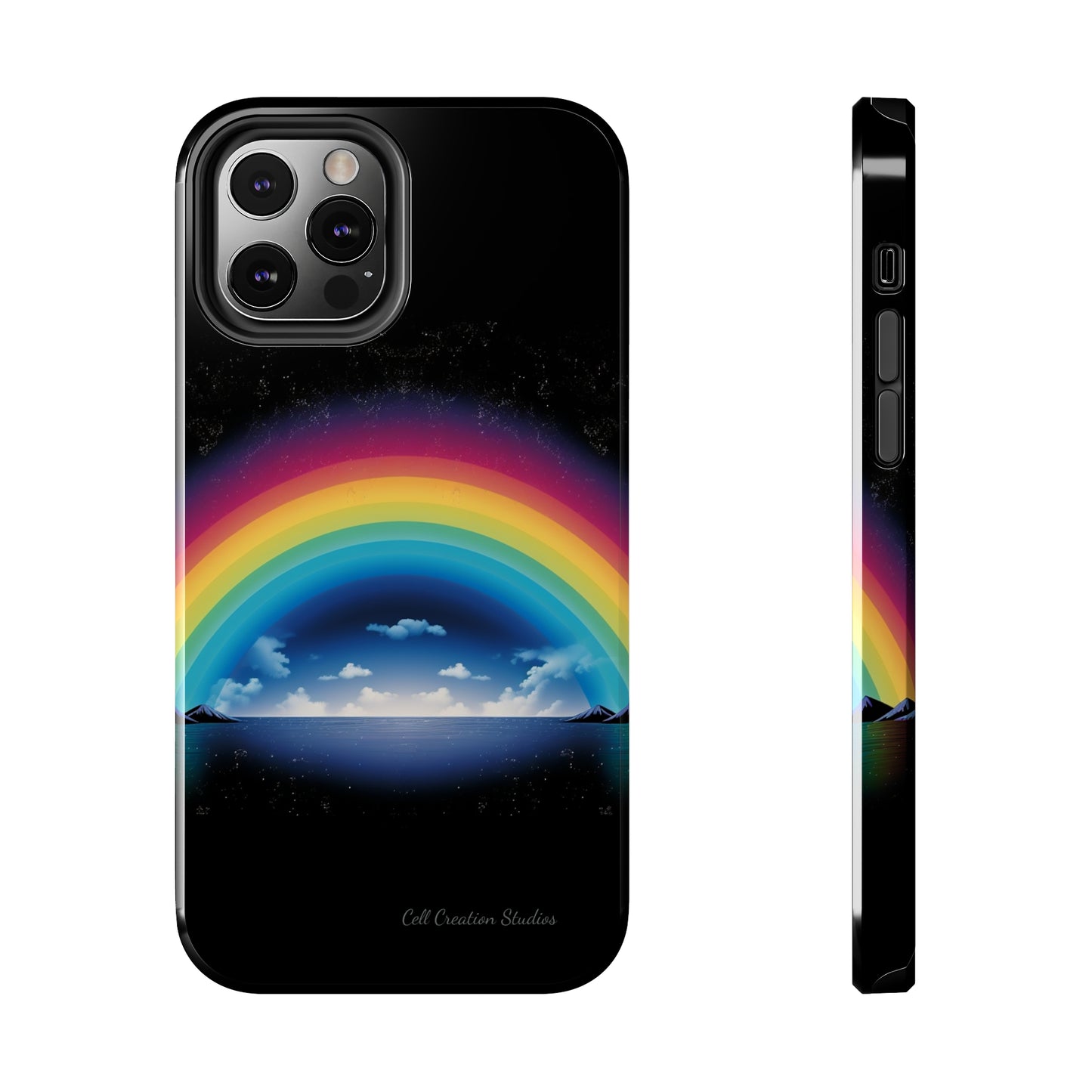 "Vibrant Skies: Rainbow Sunset" Cell Phone Case -Tough Phone Cases