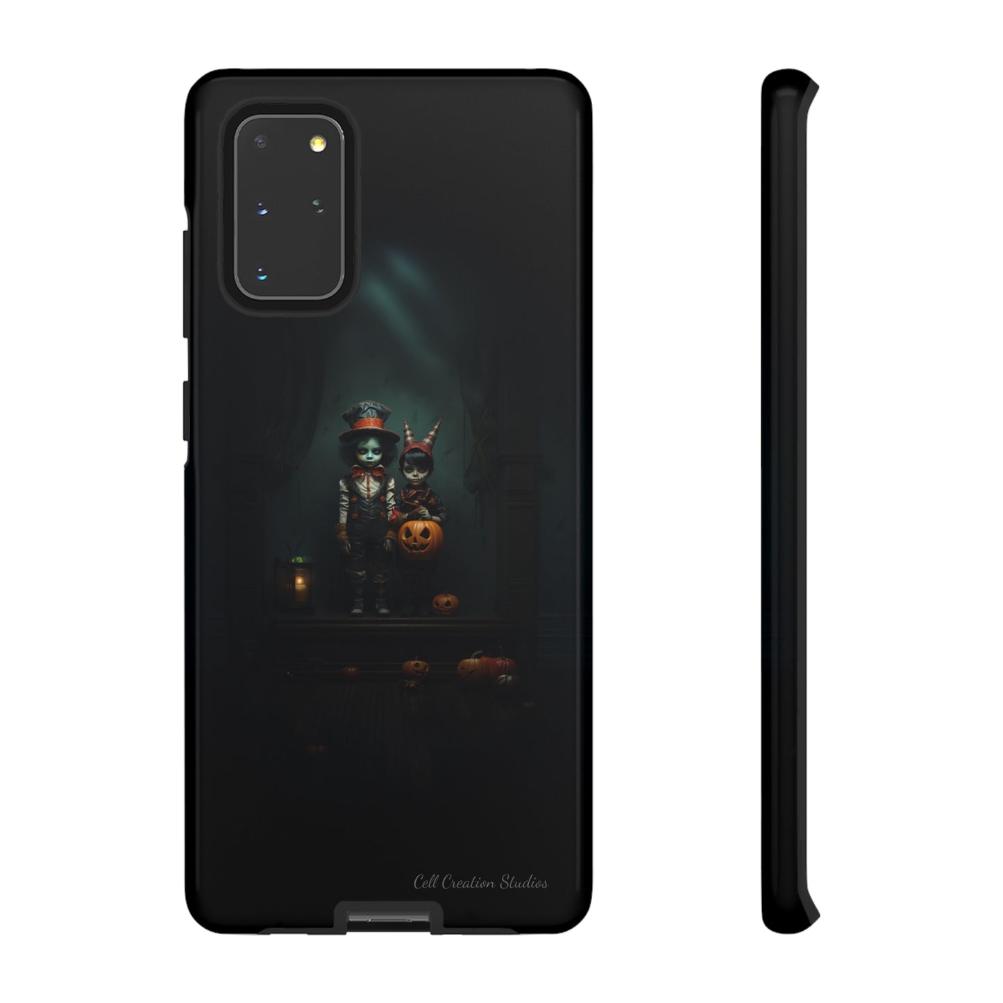 Introducing the "Haunted Halloween Kids" Cell Phone Case – A Glimpse into Spooky Wonder -Tough Cases