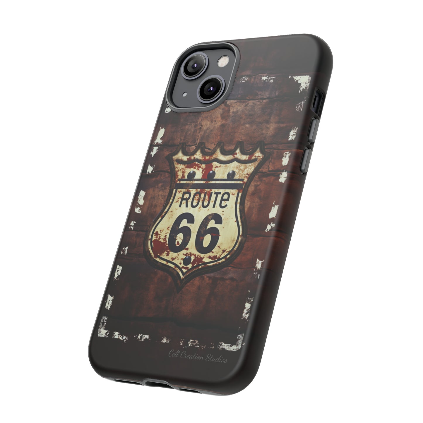 "Retro Route 66" Phone Case -Tough Cases