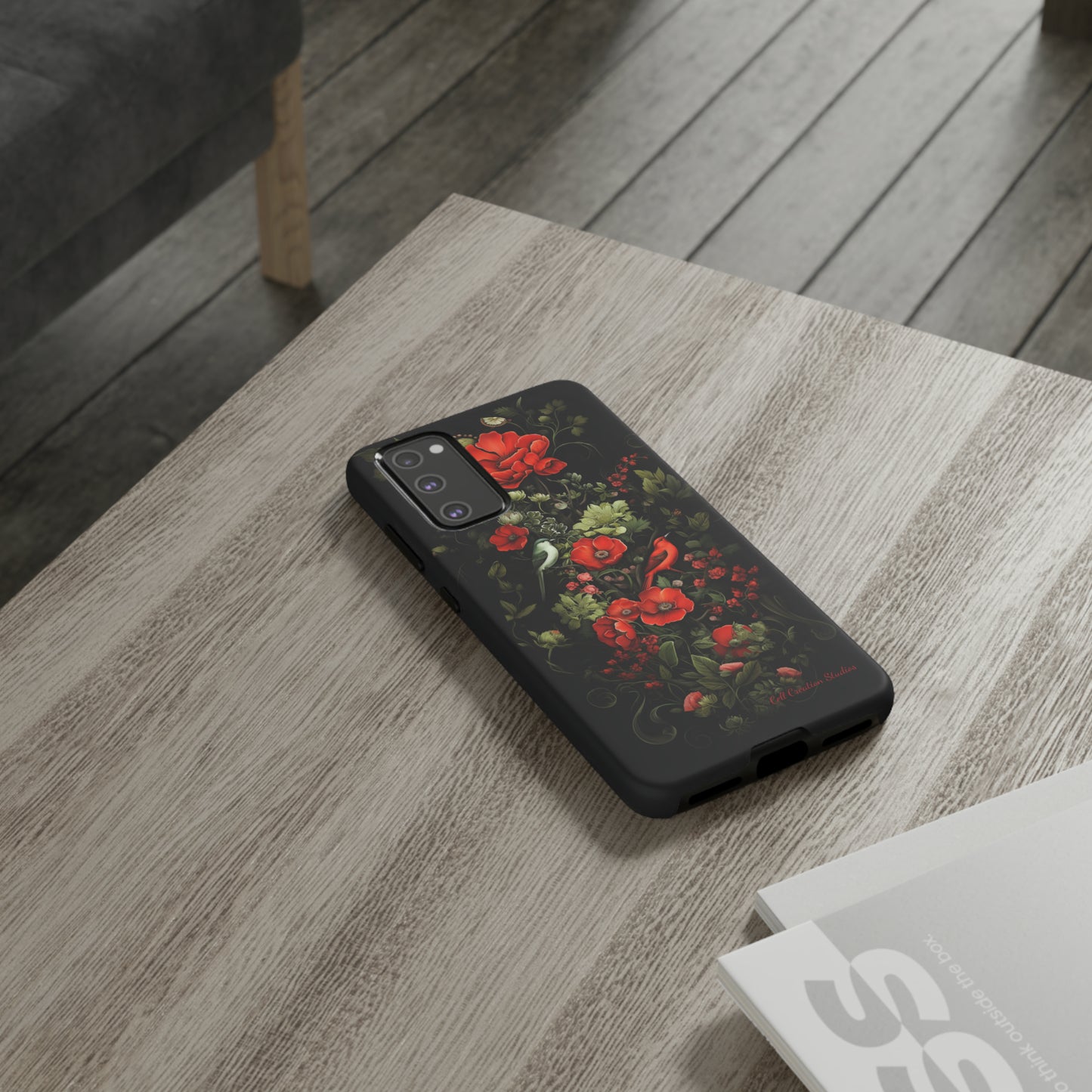 "Floral Serenade Elegance" -Tough Samsung Phone Cases