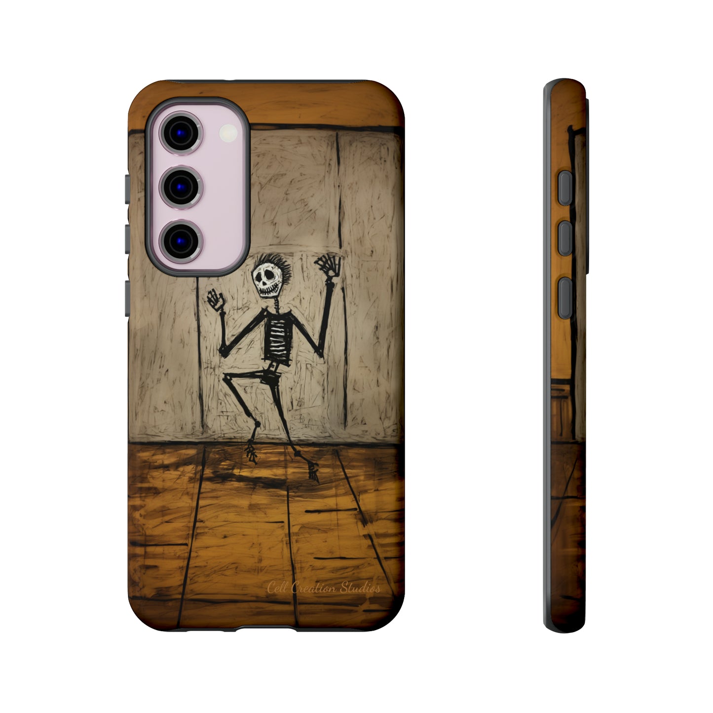 "Groovy Bones Skeleton" -Tough Samsung Phone Cases