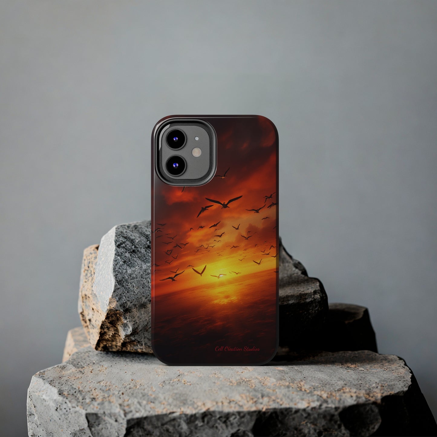 Introducing the "Sunset Soar" Cell Phone Case – Embrace Freedom and Beauty -Tough Phone Cases