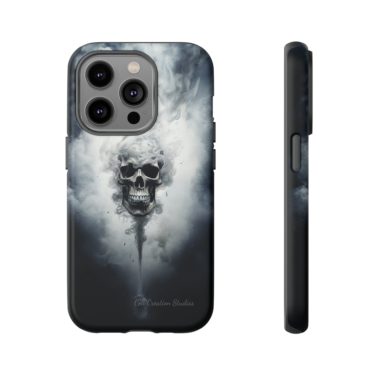 "Mystic Smoke Skull" -Tough iPhone Cases