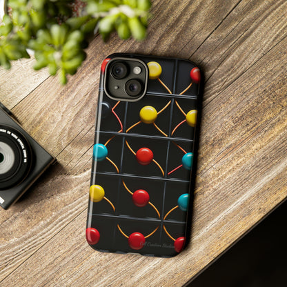 "Vibrant Spheres Fusion" -Tough Phone Cases