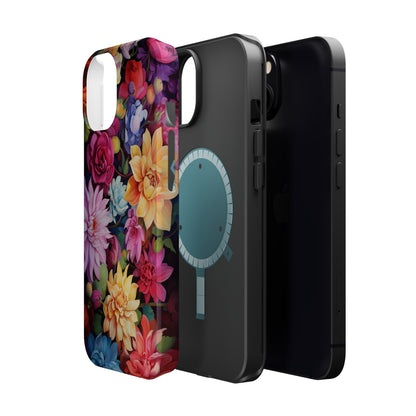 Introducing the "Blossom Beauty" Cell Phone Case – Elevate Your Style with Floral Charm -MagSafe Tough Cases