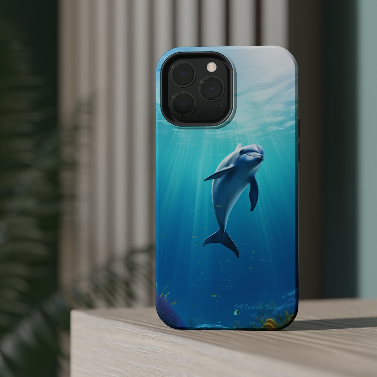 The "Dolphin Serenity" -MagSafe Tough iPhone Cases